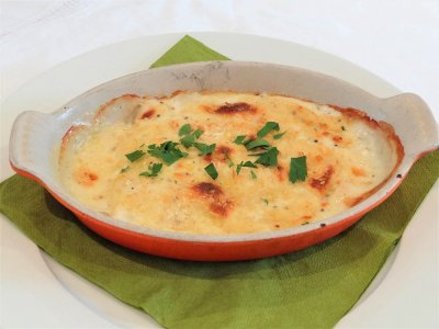 Baked Smoked Haddock With Mull Cheddar Sauce