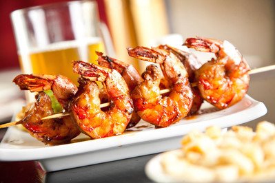 BBQ Prawns on Skewer