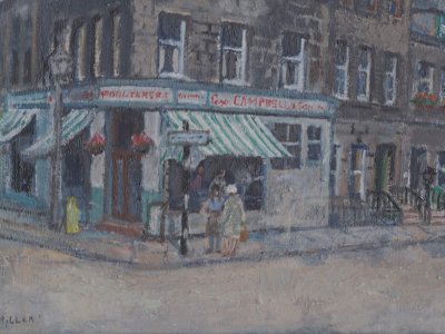 Painting of the Edinburgh Shop on Stafford Street