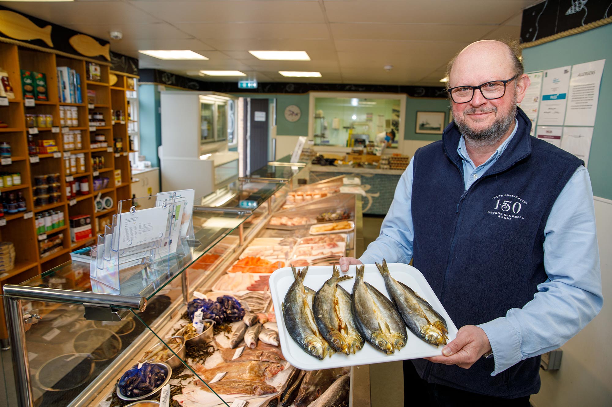 Iain Campbell in the Perth Retail shop at the 150 years Anniversaryby Kenny Smith/ DCT Media