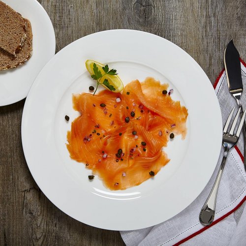All of our smoked salmon is produced right here on our premises in Perth City Centre using superior grade Hebridean salmon and our own special GCS cure mix.